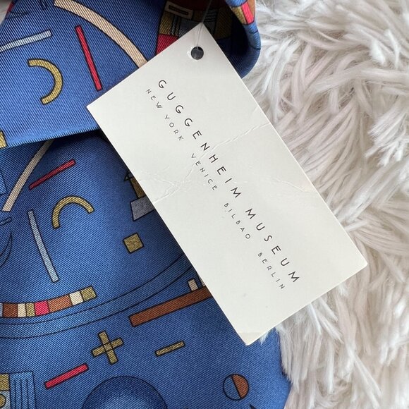 NWT Guggenheim Museum Wassily Kandinsky 100% Silk Modern Tie Y2K - Picture 3 of 7